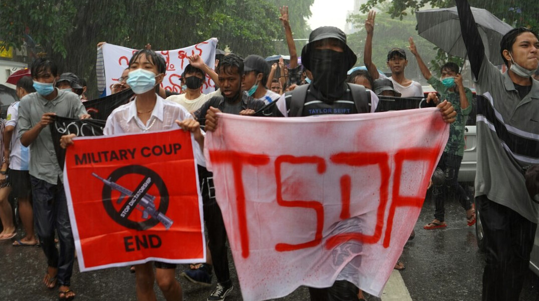 protest against corporations