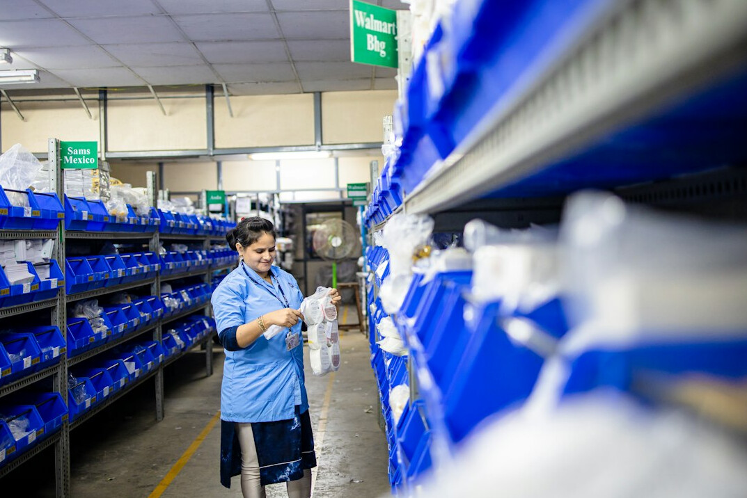 textile factory workers