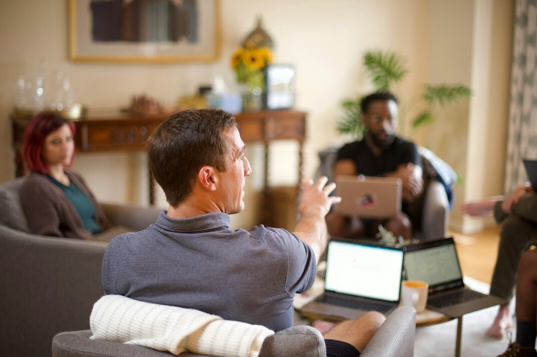 diverse tech team meeting